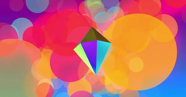 Image Multicoloured Shape Neon Multi Coloured Background Abstract Colour Shape — Stock Photo, Image