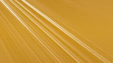 Turuncu arkaplandaki ışık izlerinin animasyonu. Teknoloji, şablon ve dijital arayüz kavramı dijital olarak oluşturulmuş video.