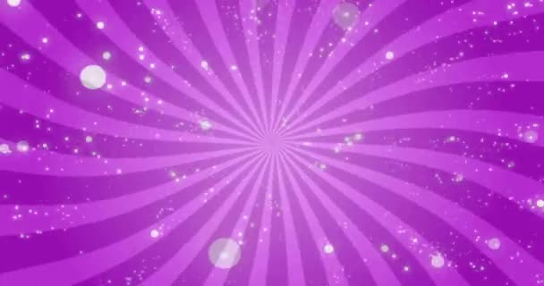 ピンクの動きの背景に光スポットのアニメーション パターン デジタルインターフェースのコンセプトをデジタル生成したビデオ — ストック動画