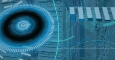 Küre ve bağlantı ağlı metin görüntüsü. Dijital arayüz teknolojisi ve ağ konsepti dijital olarak oluşturuldu.