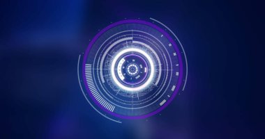 Kapsam taraması ve veri işleme görüntüsü. küresel teknoloji, veri işleme ve dijital arayüz kavramı dijital olarak oluşturulmuş görüntü.