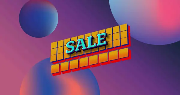 Image Sale Text Squares Retro Background Vintage Shopping Sales Retail — Stock Photo, Image