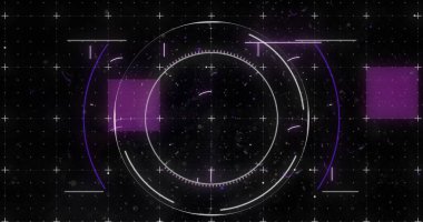 Boş ofis üzerinde tarama ve veri işleme alanı resmi. Renk hareketi ve dijital arayüz konsepti dijital olarak oluşturuldu.