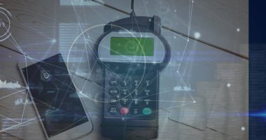 Bağlantı ağı görüntüsü, üniversite ve eğitim teknolojisi kavramına dönüş.