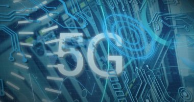 Küre ve bağlantı ağlı metin görüntüsü. Dijital arayüz teknolojisi ve ağ konsepti dijital olarak oluşturuldu.