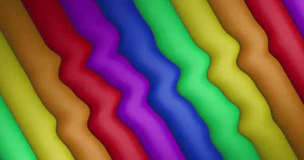 Imagen Rayas Arco Iris Colores Moviéndose Sobre Lazo Sin Costuras — Foto de Stock