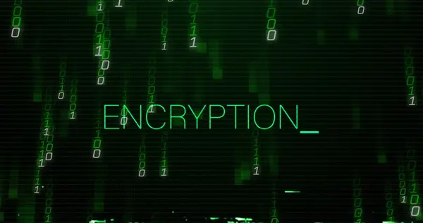 Image of encryption text over data processing. Global business and digital interface concept digitally generated image.