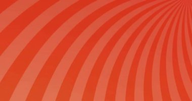 Kırmızı arka planda hareket eden kırmızı patikaların animasyonu. Teknoloji ve dijital arayüz kavramı dijital olarak oluşturuldu.