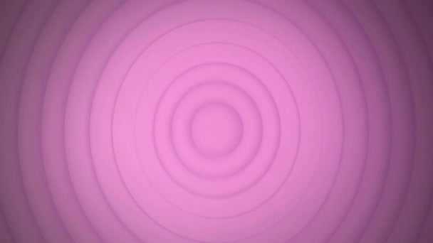 Animação Círculos Movimento Sobre Fundo Rosa Cores Padrão Conceito Interface — Vídeo de Stock