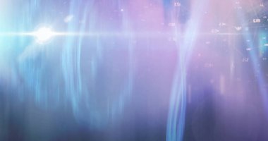 Oğlak burcu yıldızının kompozisyonu parlak mavi ve mor gökyüzünün üzerinde. yıldız falı ve burç işareti konsepti dijital olarak oluşturuldu.