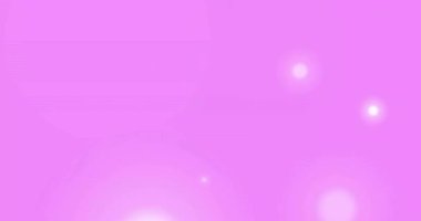 Pembe arkaplandaki ışık noktalarının canlandırması. Şekiller, şablon ve arkaplan konsepti, dijital olarak oluşturulmuş video.