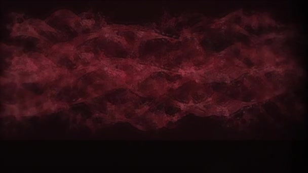 Анимация Потоков Красного Света Движущихся Черном Фоне Цвет Форма Свет — стоковое видео