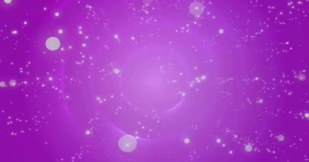 Animação Brilhantes Manchas Luz Sobre Fundo Rosa Luz Cor Conceito — Vídeo de Stock