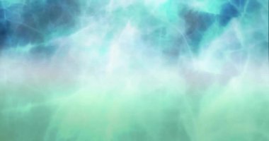 Mavi arka planda hareket eden ışık şekillerinin animasyonu. Sosyal medya ve dijital arayüz kavramı, dijital olarak oluşturulmuş video.