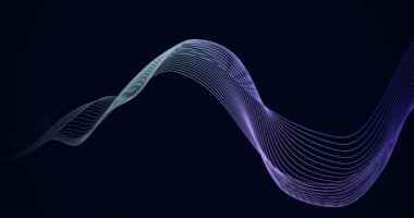 Siyah arkaplan üzerinden veri transferi ile bağlantı ağının animasyonu. Küresel bağlantılar, hesaplama ve veri işleme kavramı, dijital olarak oluşturulmuş video.