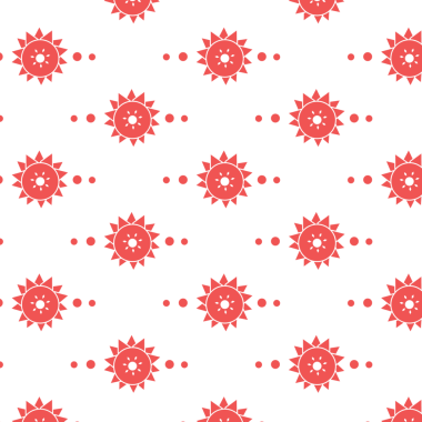 Şeffaf arkaplanda çiçek şekillerinin dijital png çizimi. İzole edilmiş, desen ve şekil kavramı.