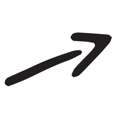 Şeffaf arkaplanda siyah okun dijital png çizimi. İzole vektör, sembol ve şekil kavramı.