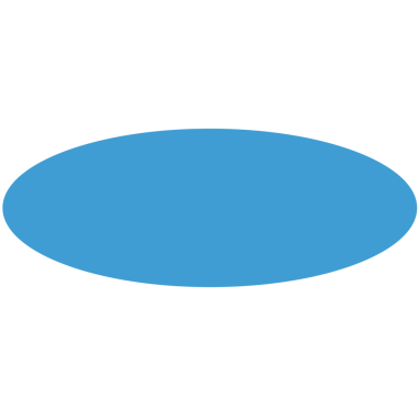 Saydam arkaplanda kopya alanı olan mavi dairenin dijital png çizimi. İzole görüntü, şekiller ve kalıp kavramı.