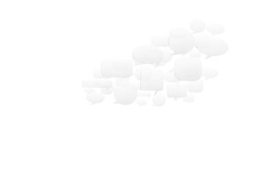 Saydam arkaplanda metin baloncuklarının dijital png çizimi. İzole vektör, mesaj ve iletişim konsepti.