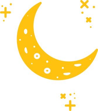 Şeffaf arkaplanda sarı soyut desenlerin dijital png çizimi. Ayrı görüntü, renk ve tasarım arka planı.