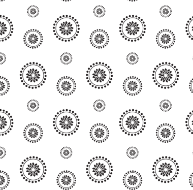 Şeffaf arkaplanda siyah dekoratif siyah desenlerin dijital png çizimi. İzole görüntü, tasarım arkaplanı.