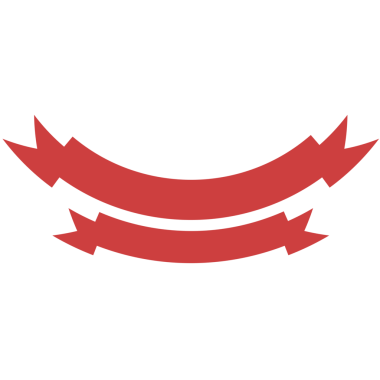 Saydam arkaplanda fotokopi alanı olan iki kırmızı kurdele illüstrasyonunun dijital png çizimi. İzole resim, isim, başlık veya ürün etiketi tasarım ögesi.