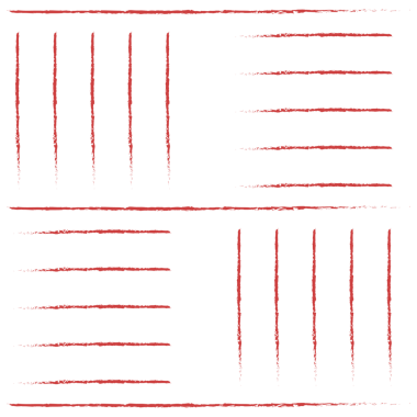 Şeffaf arkaplanda kırmızı desenlerin dijital png çizimi. İzole görüntü, kalıp ve şekil kavramı.