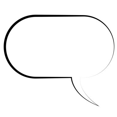 Saydam arkaplanda metin baloncuğunun dijital png çizimi. İzole görüntü, mesaj ve iletişim konsepti.