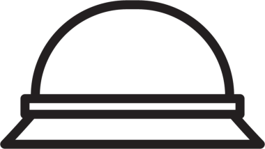 Şeffaf arkaplanda siyah şapkanın dijital png çizimi. İzole vektör, şekiller ve giyim konsepti.