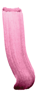 Şeffaf arkaplanda pembe şeklin dijital png çizimi. İzole vektör, soyut, şablon ve şekiller.