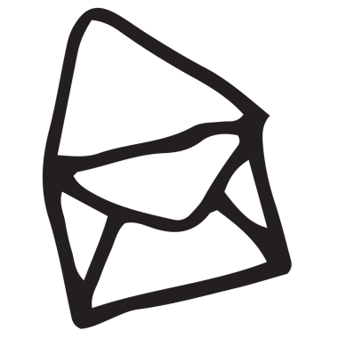 Şeffaf arkaplanda zarf sembolünün dijital png çizimi. İzole görüntü, mesaj ve iletişim konsepti.