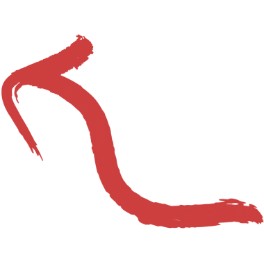 Şeffaf arkaplanda kavisli fırça darbesinin dijital png çizimi. İzole vektör, yaratıcılık, değişim ve yön.