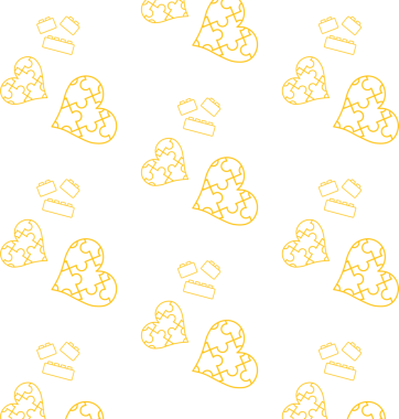 Şeffaf arkaplanda sarı tekrarlanan desenlerin dijital png çizimi. Ayrı görüntü, tasarım arkaplan, yineleme.