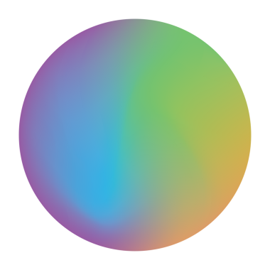 Şeffaf arkaplan üzerindeki renkli çemberin dijital png çizimi. İzole görüntü, şekil ve soyutlama kavramı.