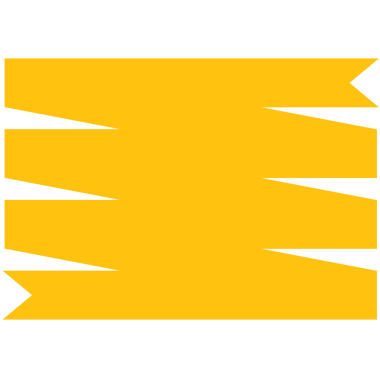 Şeffaf arkaplanda sarı simetrik deseni gösteren dijital png çizimi. İzole görüntü, tasarım arkaplan, simetri.