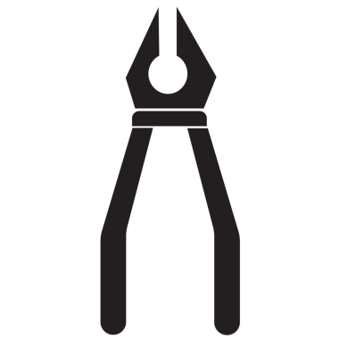 Şeffaf arkaplanda siyah soyut boş desenlerin dijital png illüstrasyonu. İzole görüntü, tasarım arkaplanı.