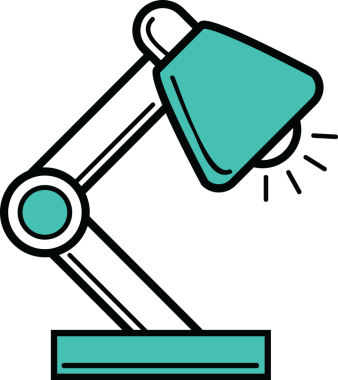 Şeffaf arkaplanda mavi ve beyaz lambaların dijital png çizimi. Ayrı görüntü, elektronik ve ışık kavramı.