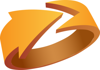 Şeffaf arkaplanda sarı eğimli okun dijital png çizimi. İzole görüntü, şekil ve sembol kavramı.