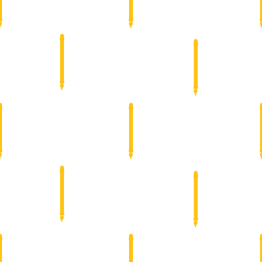 Şeffaf arkaplanda sarı desenli dijital png çizimi. İzole edilmiş, desen, şekil ve sembol kavramı.