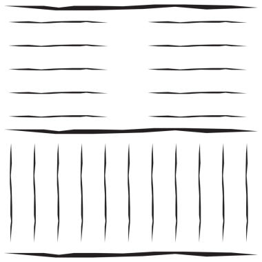 Şeffaf arkaplanda siyah çizgilerin dijital png çizimi. Ayrı görüntü, soyut, şekiller ve desenler.