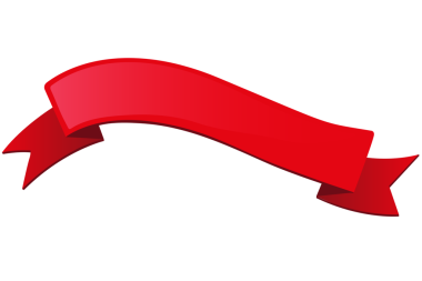 Saydam arkaplanda kopya alanı olan kırmızı kurdelenin dijital png çizimi. İzole görüntü, şekiller ve metin kavramı.