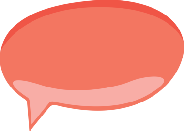 Şeffaf arkaplanda kırmızı fotokopi alanı konuşma afişinin dijital png illüstrasyonu. İzole görüntü, iletişim ve mesaj.