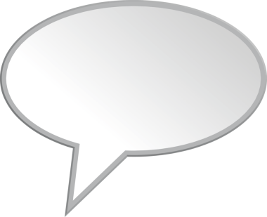 Saydam arkaplandaki boş beyazdan gri konuşma baloncuğuna dijital png çizimi. Ayrı resim, kopyalama alanı ile iletişim mesajı şablonu.