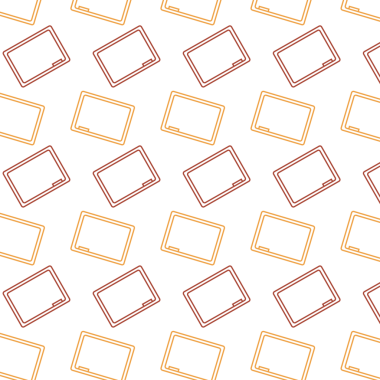 Şeffaf arkaplanda kırmızı ve turuncu desenlerin dijital png çizimi. İzole görüntü, kalıp ve şekil kavramı.