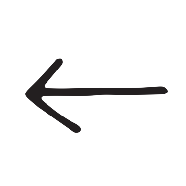 Şeffaf arkaplanda bırakılmış siyah okun dijital png çizimi. İzole vektör, şekiller ve şablon kavramı.