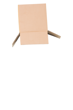 Şeffaf arkaplanda karton kutunun dijital png çizimi. İzole görüntü, ekoloji ve geri dönüşüm kavramı.