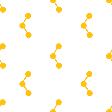 Şeffaf arkaplanda sarı desenli dijital png çizimi. İzole görüntü, desen, şekil ve sembol kavramı.