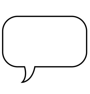 Saydam arkaplanda metin baloncuğunun dijital png çizimi. İzole görüntü, mesaj ve iletişim konsepti.