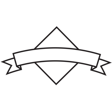 Şeffaf arkaplanda şerit bulunan beyaz şekilli dijital png çizimi. Ayrı görüntü, soyut, şekiller ve desenler.