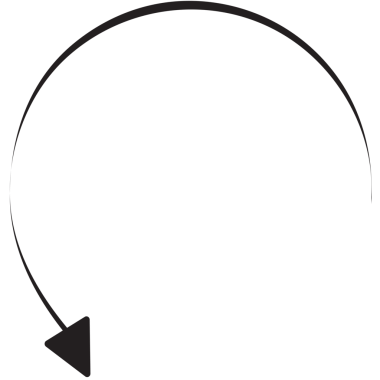 Saydam arkaplanda kopyalama alanı olan siyah okun dijital png çizimi. İzole görüntü, şekiller ve yön kavramı.